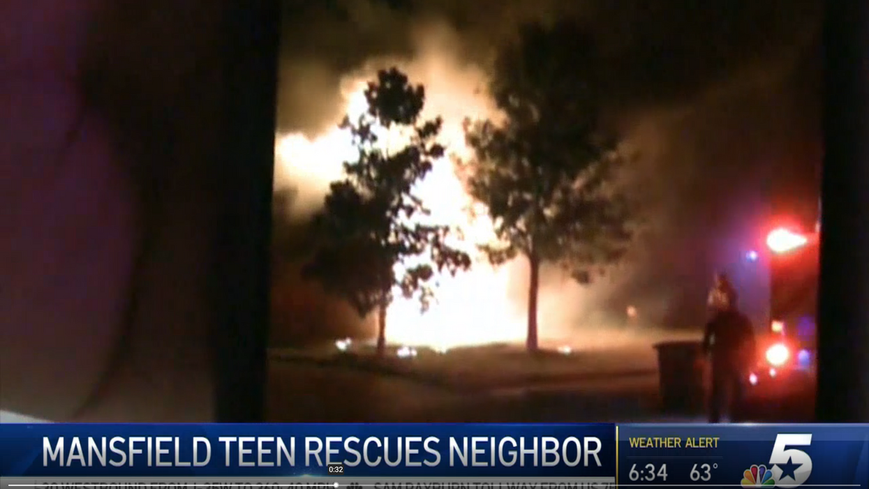 Hero teen runs into a burning house to save an 11-year-old boy