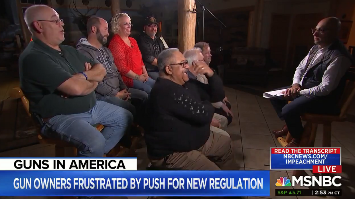 Gun owners laugh out loud at idea of mandatory buybacks in MSNBC focus group