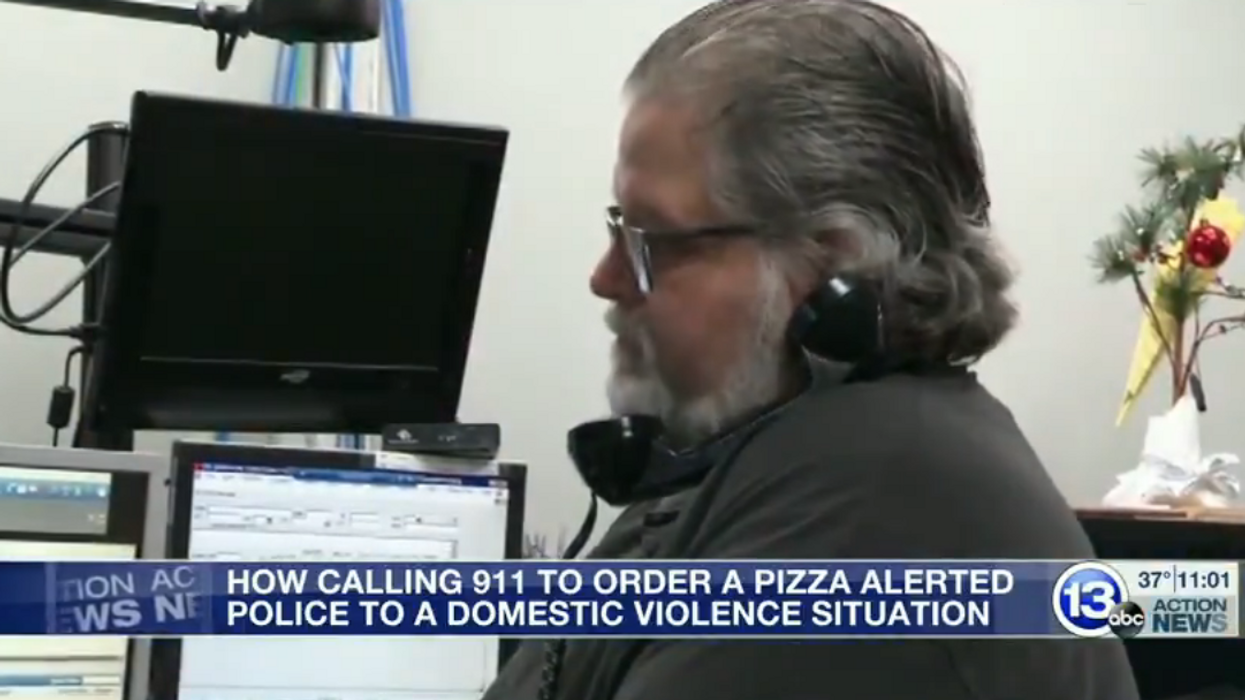 A Ohio woman called 911 to order pizza, only she was actually reporting domestic violence
