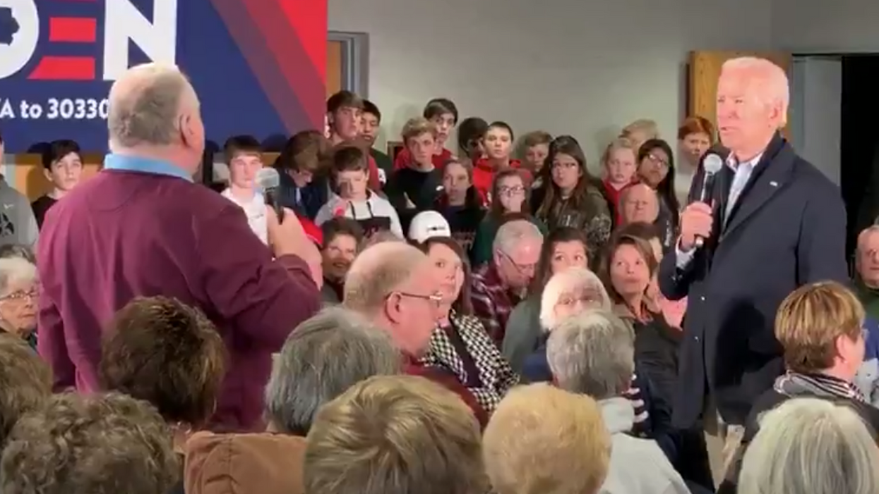 Joe Biden snaps on Iowa voter who brings up Hunter and Burisma: 'You're a damn liar, man'