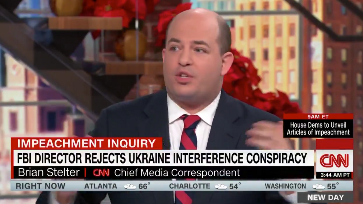CNN’s Brian Stelter’s lack of self-awareness in segment on FBI Director Wray is cringeworthy