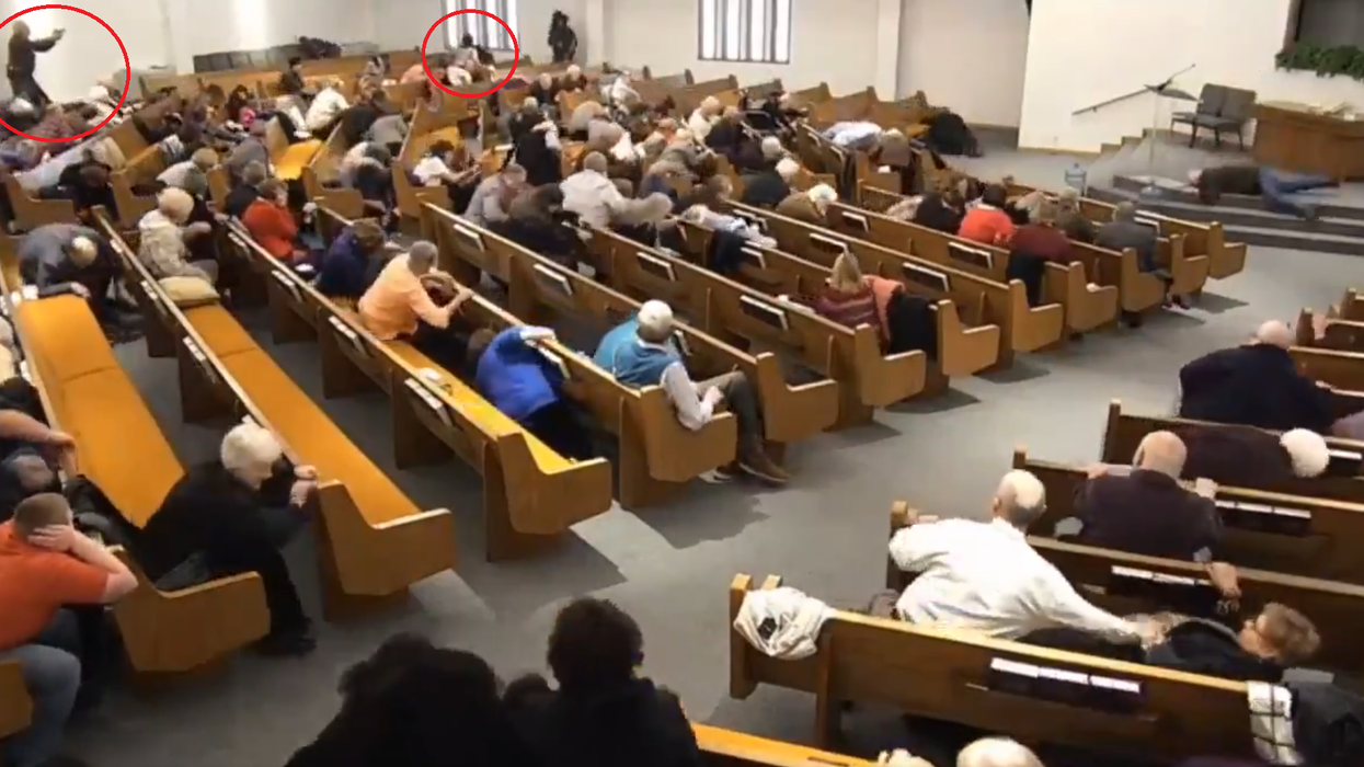 BREAKING: Gunman opens fire in Texas church and gets taken down within seconds by parishioners