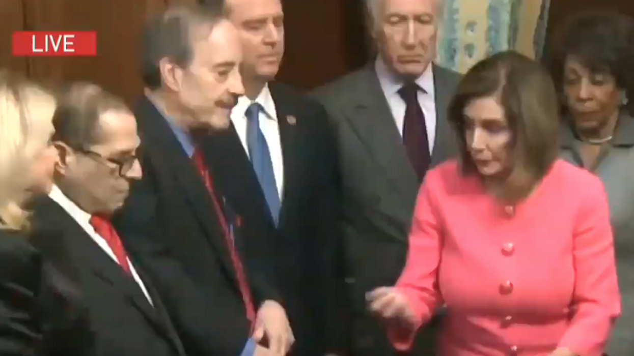 'A poignant moment': Trump lawyer hits Nancy Pelosi for impeachment signing ceremony from Senate floor during trial