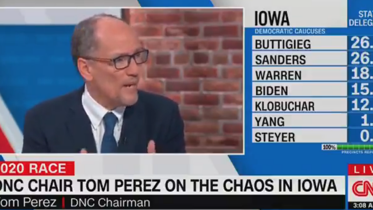 DNC chair dodges responsibility, throws Iowa Dems under the bus for caucus disaster