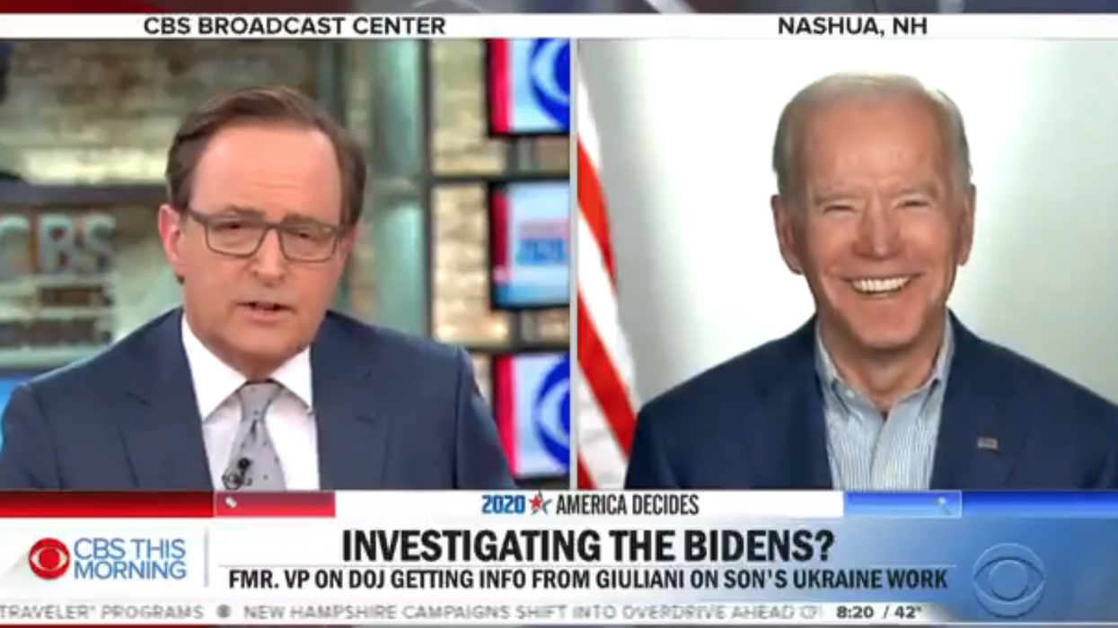 Biden laughs when asked about federal investigation against his son, calls Rudy Giuliani a 'thug'
