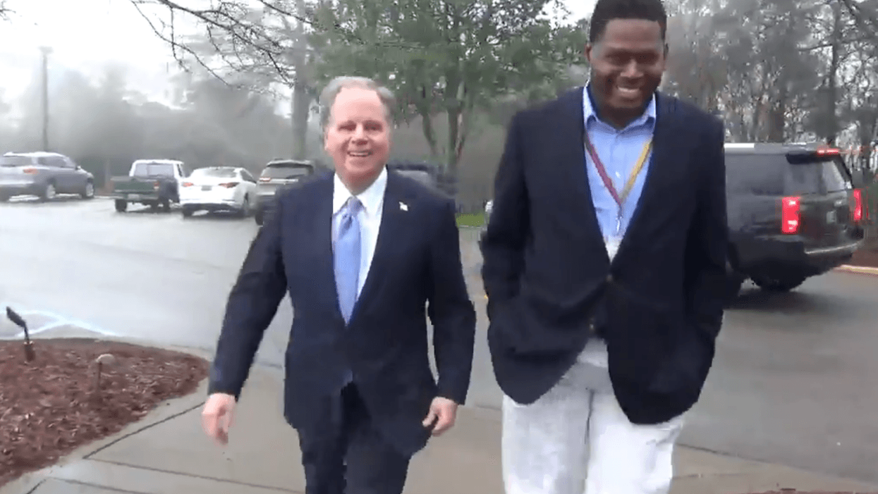 Democratic senator laughs off abortion question, calls it 'stupid'