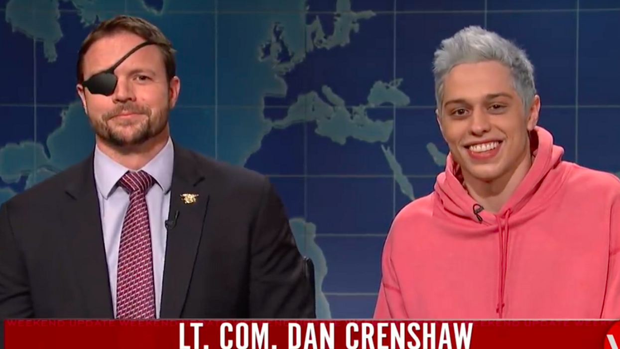 Comedian Pete Davidson says he was forced to apologize to Rep. Dan Crenshaw on 'SNL'