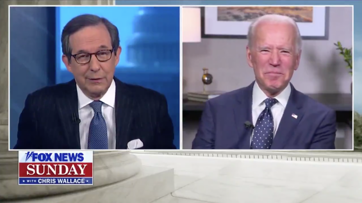 VIDEO: Joe Biden confuses Fox News' Chris Wallace with NBC's Chuck Todd during interview