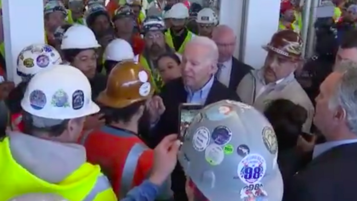 Biden tells voter he's 'full of s**t,' threatens to slap him in the face in confrontation over gun control in Michigan