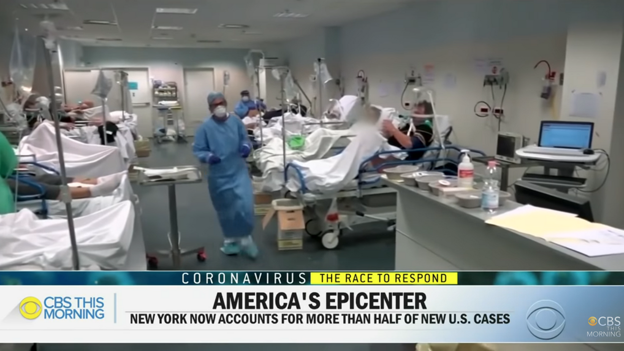 CBS News caught using footage of an overwhelmed Italian hospital in coronavirus coverage about NYC