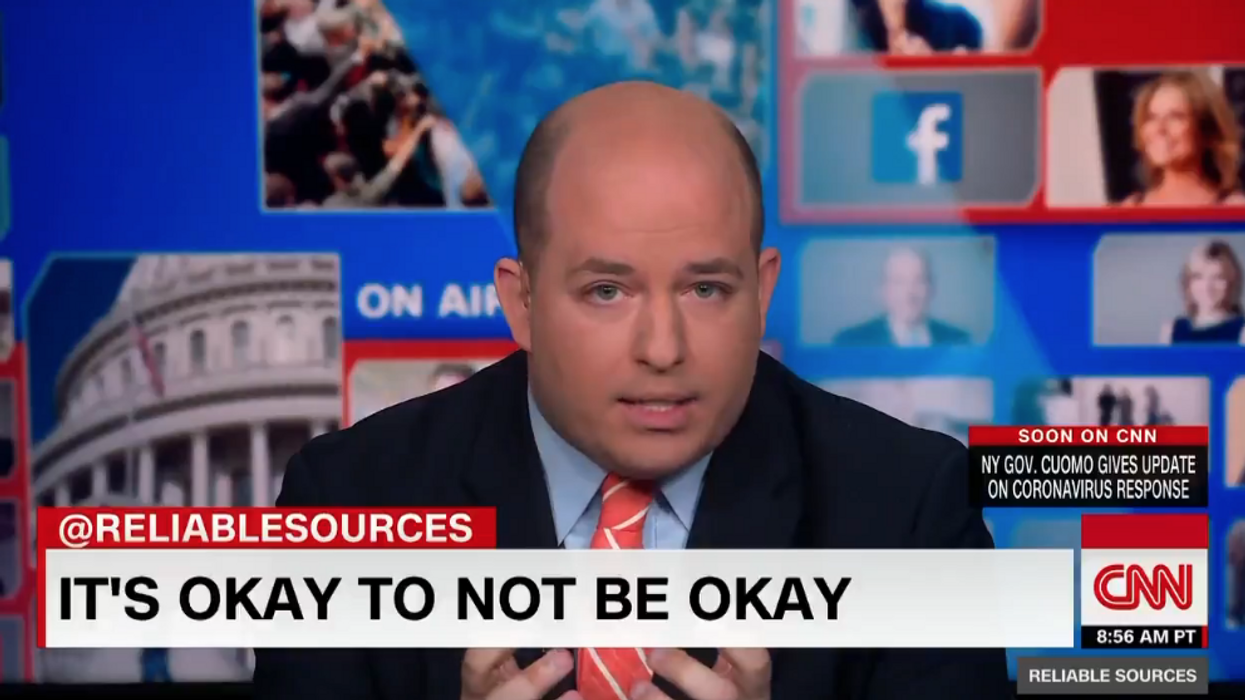 CNN's Brian Stelter 'gutted' by coronavirus, Trump's response, 'crawled in bed and cried for our pre-pandemic lives'
