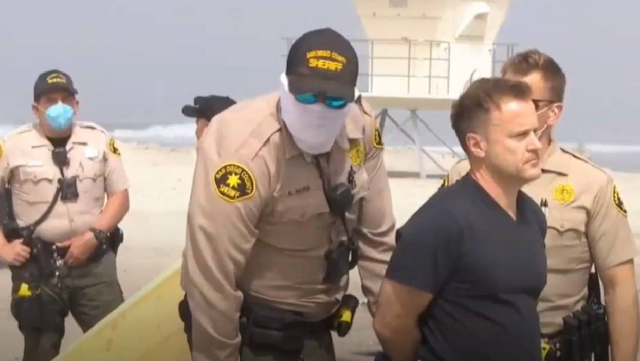 Three arrested on San Diego beach for violating California governor's stay-at-home orders