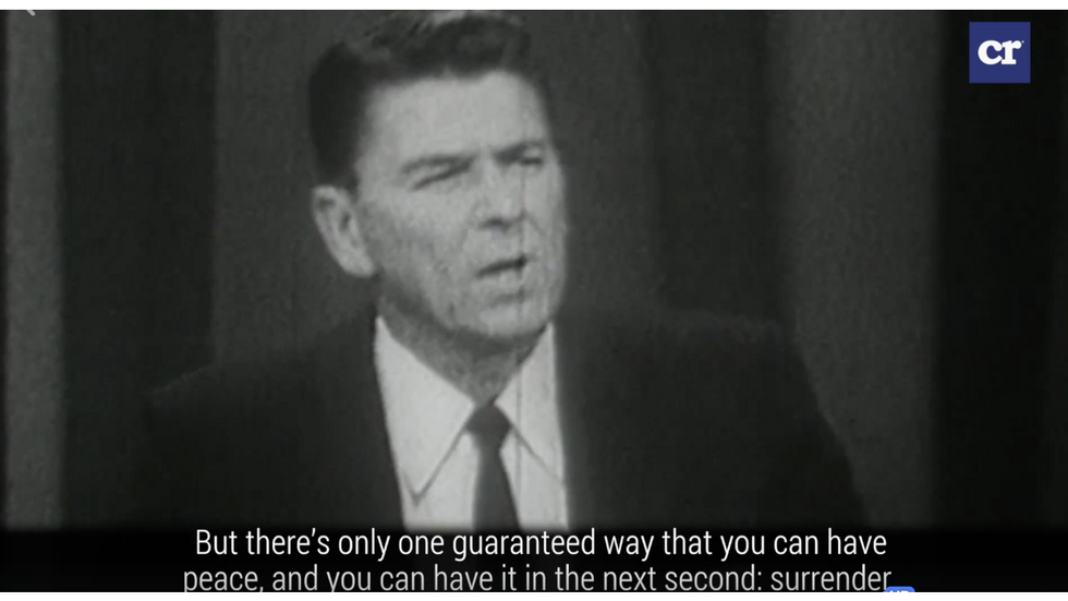 Reagan's powerful words remind us what will always be at stake
