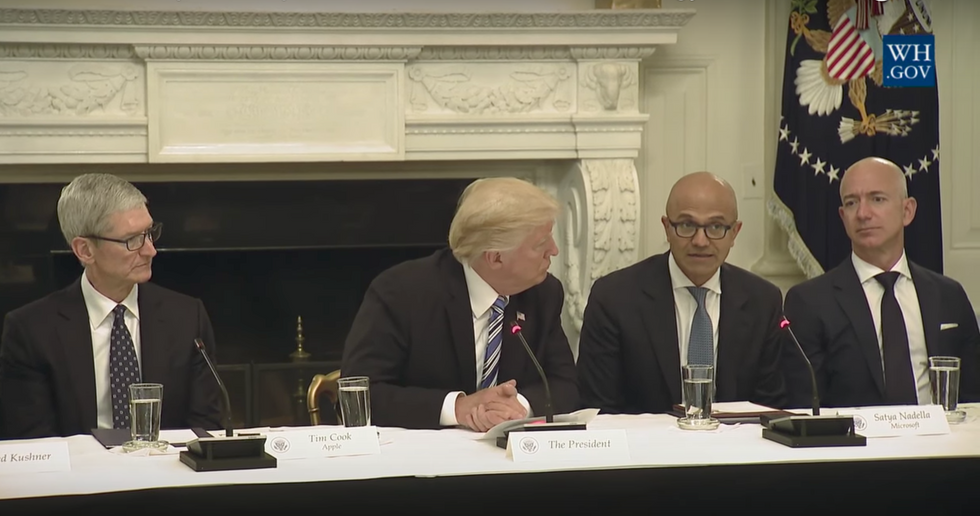 Protesting Trump is easy. These CEOs did the hard, adult thing