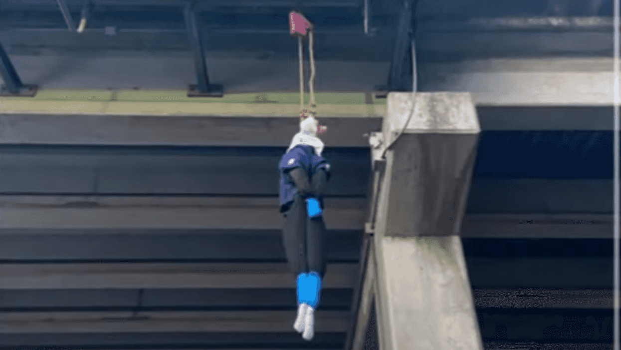 Florida police find 'extremely disturbing' mock lynching of pig-faced mannequin in NYPD uniform