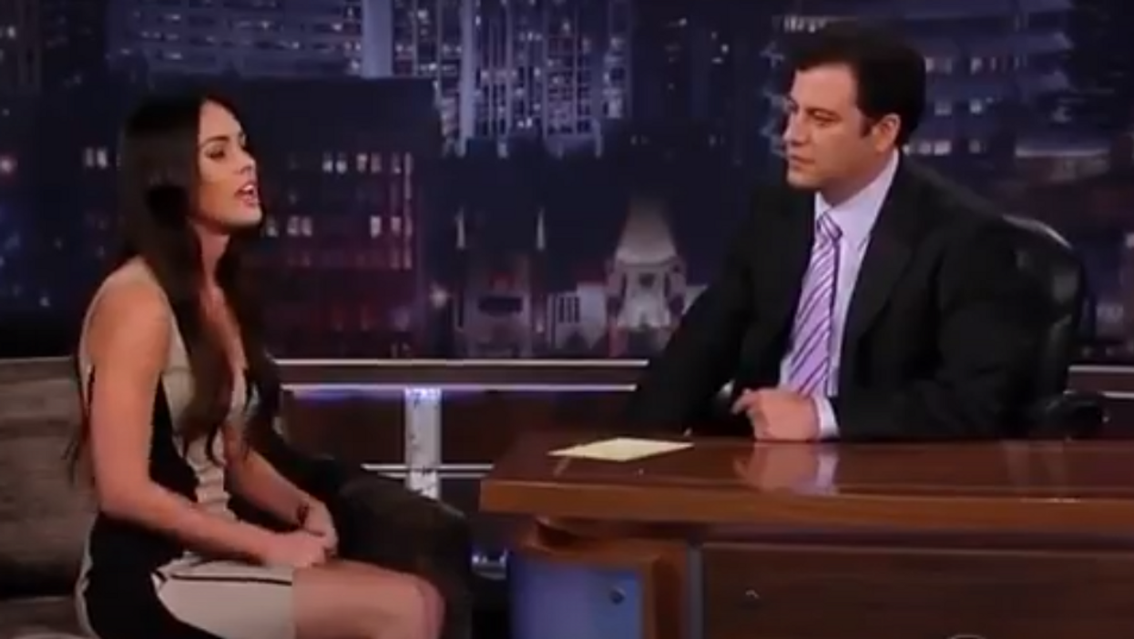 Resurfaced clip shows Jimmy Kimmel laughing as Megan Fox talks about Michael Bay sexualizing her when she was 15