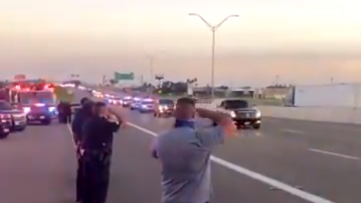 Daughter of slain Texas cop attacked online for writing #BlueLivesMatter in tribute to fallen father