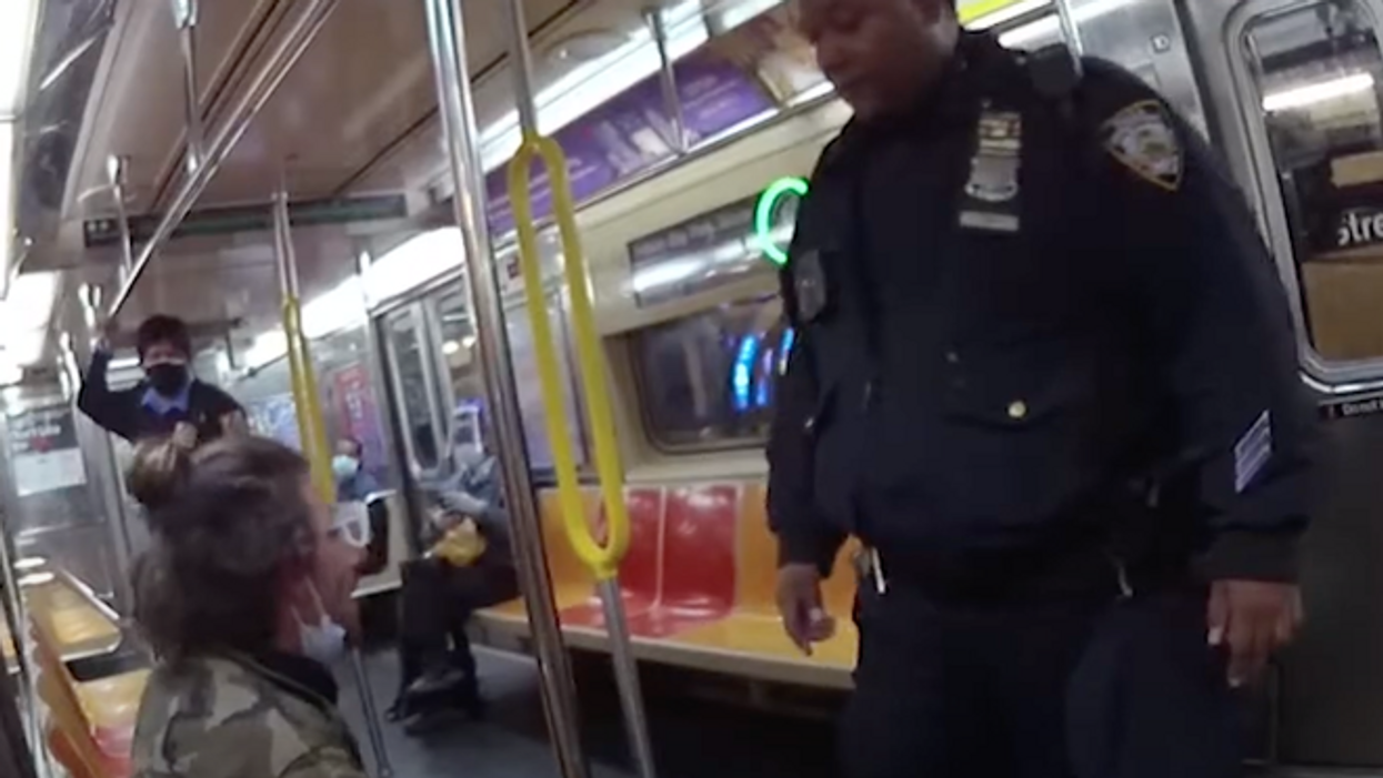 Bodycam video shows NYPD cop punching, choking, and macing homeless man