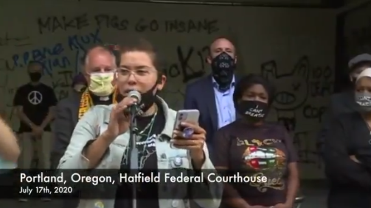 'Afro-indigenous non-binary local organizer' calls for the 'abolition of the United States as we know it'