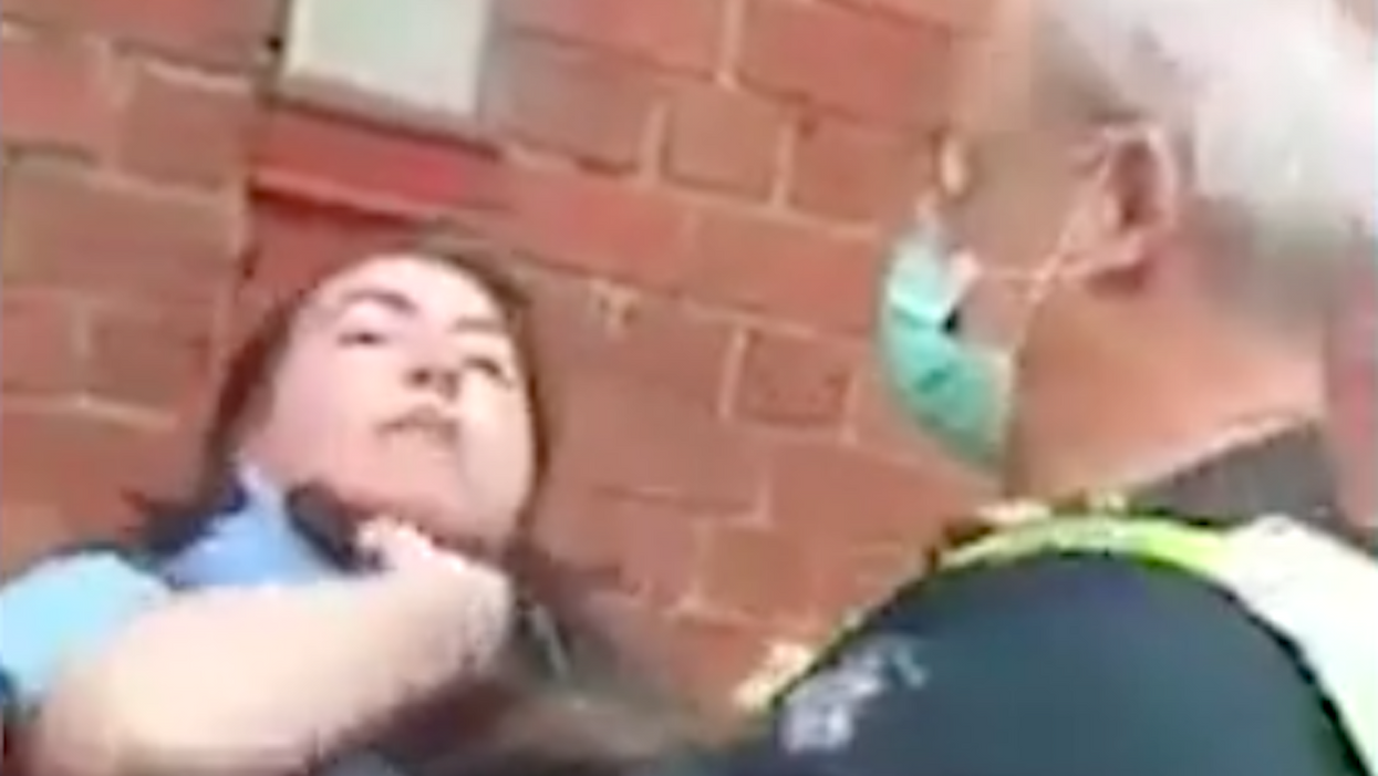 Australian police officer chokes woman during arrest for not wearing mask outdoors in viral video