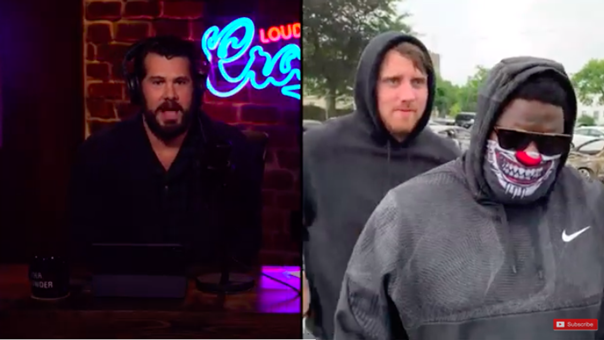 Rioter interrupts live broadcast to explain why he's angry and burning down his city