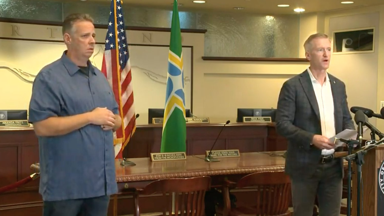 Mayor Ted Wheeler and Joe Biden shift blame to President Trump for violence leading to deadly Portland shooting