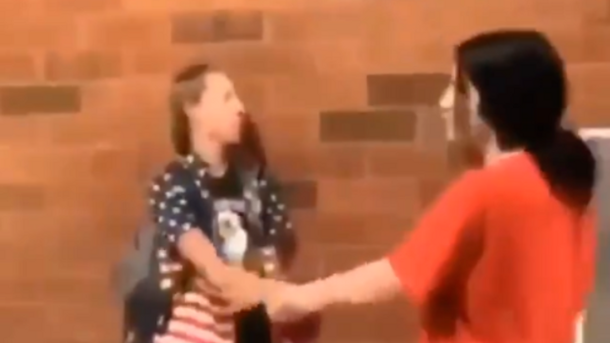 VIDEO: Student gets assaulted and spit on for supporting Trump — but refuses to give up his MAGA hat