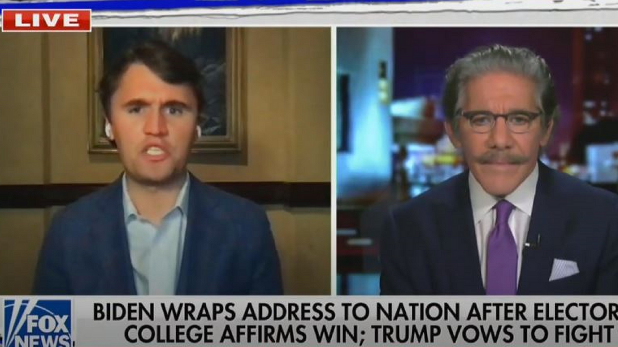 Watch: Geraldo Rivera and Charlie Kirk spar over whether Trump's election fight should continue