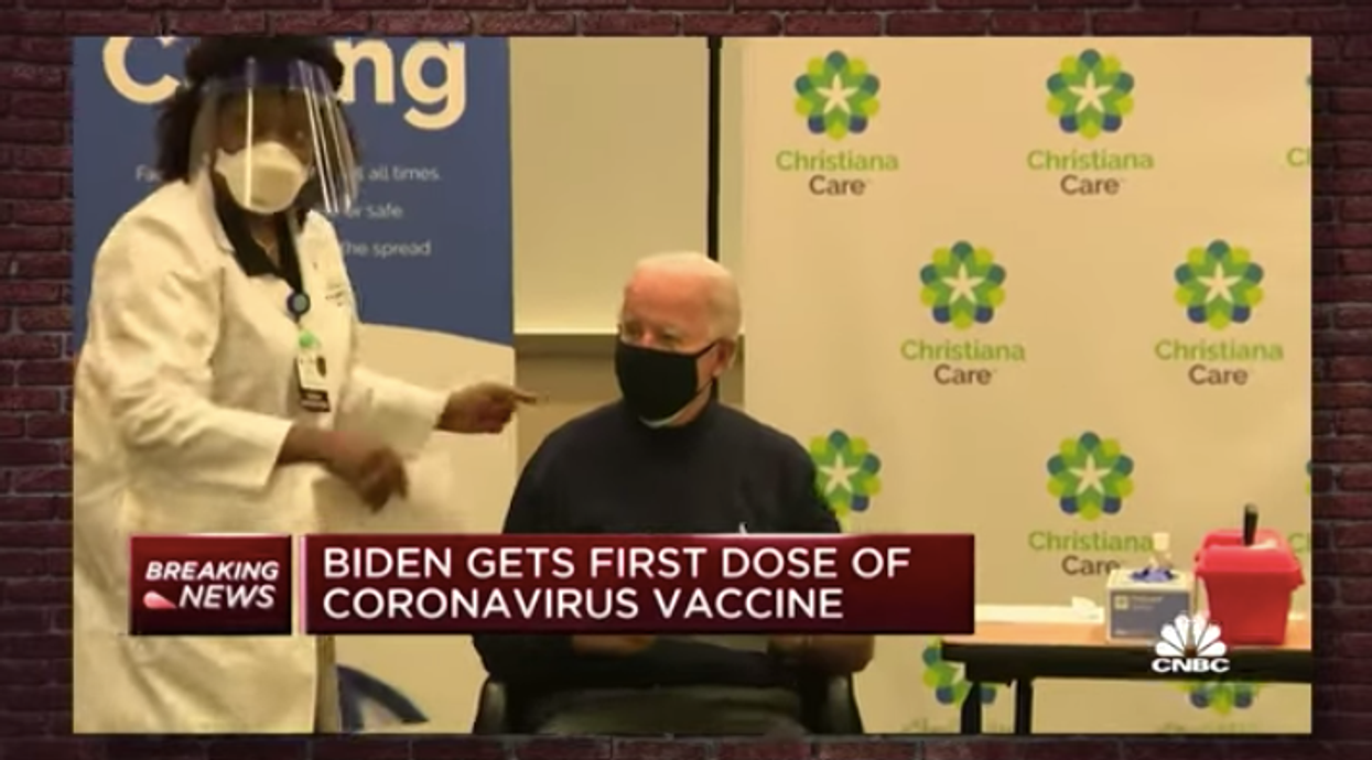 Did Joe Biden forget that he was vaccinated before he took office?