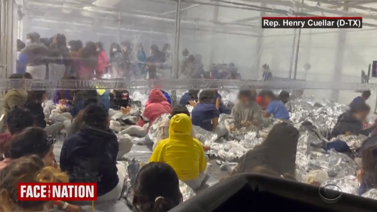 Texas Democrat leaks new photos of children being held at packed migrant facility: 'We're feeling the brunt'