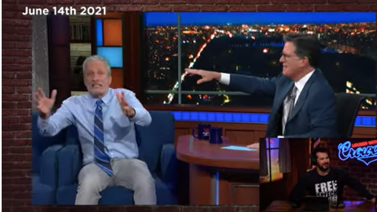 'This is what is so scary' - Crowder notes an overlooked detail from Jon Stewart's 'Late Night' interview