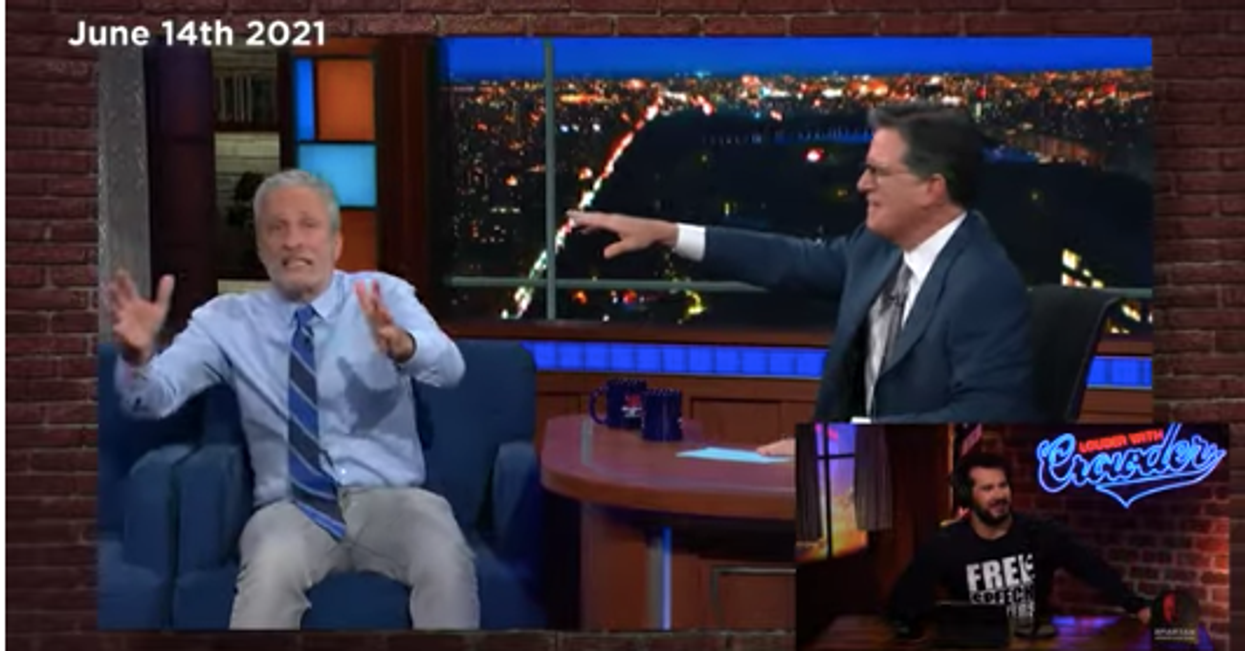 'This is what is so scary' - Crowder notes an overlooked detail from Jon Stewart's 'Late Night' interview