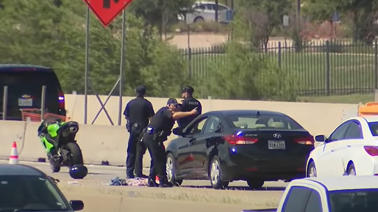 Road rage shooting leaves armed motorcyclist dead after reportedly threatening another driver who also had gun