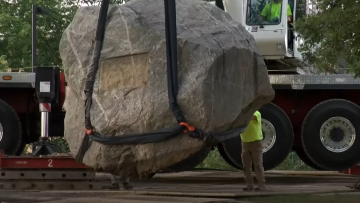 University of Wisconsin removes boulder from campus after students say the rock is 'symbol of racism,' citing one news article from 1925