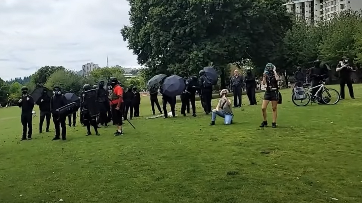 VIDEO: Antifa attacks families at Christian prayer event in Portland park