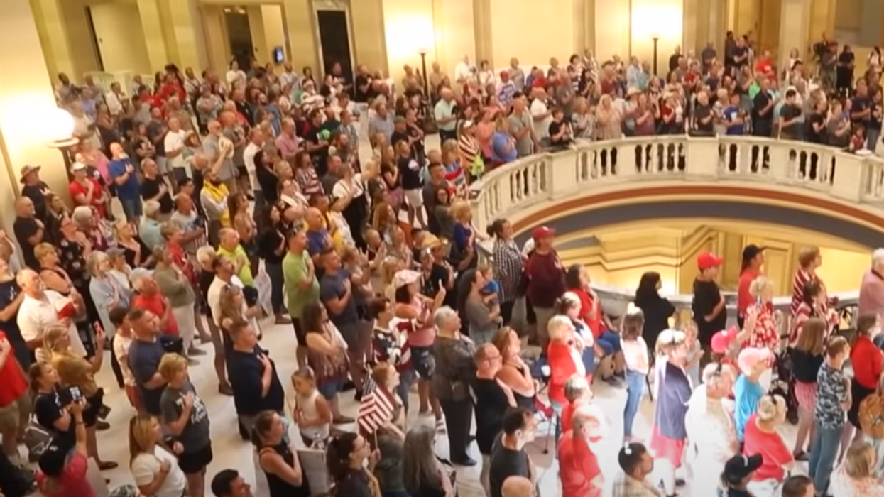Hundreds gather for 'Freedom Rally' at Oklahoma state Capitol to protest vaccine mandates