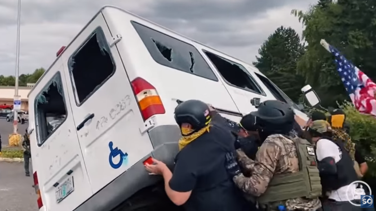 CHAOS in Portland: Proud Boys CLASH with ANTIFA, BlazeTV reporter maced by rioters