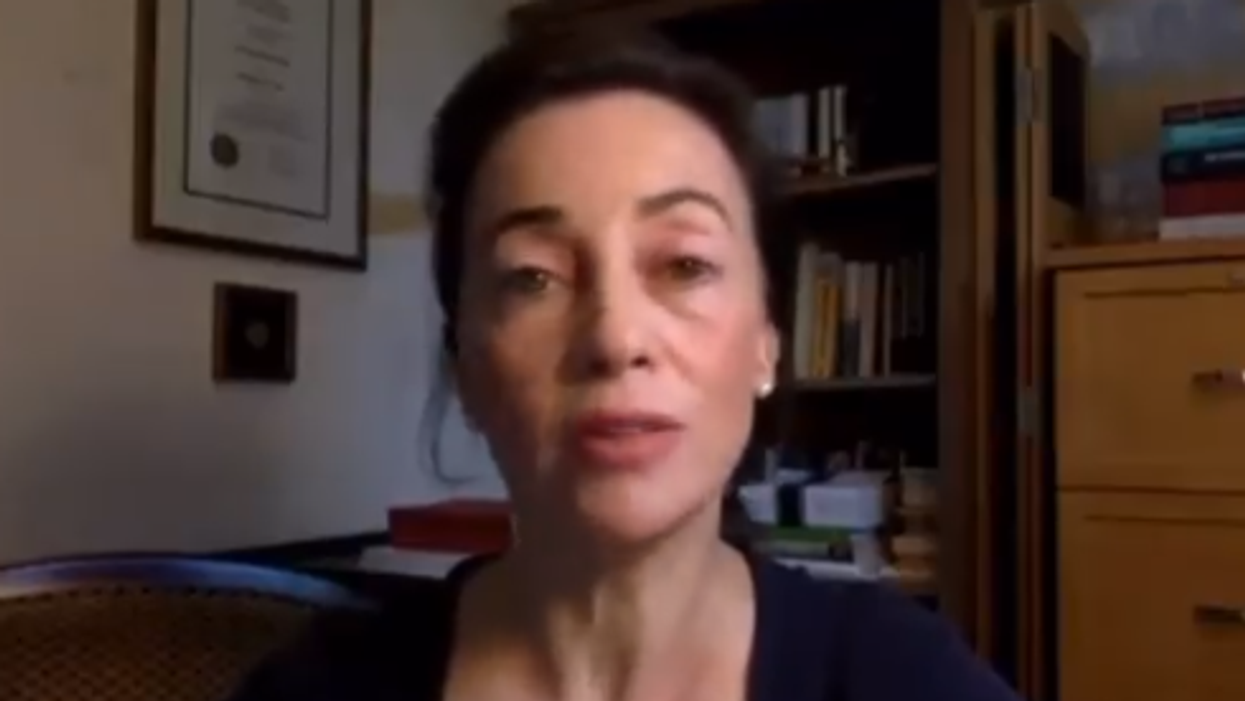 Tearful ethics professor delivers emotional 'lesson' on vaccine mandates before being placed on leave