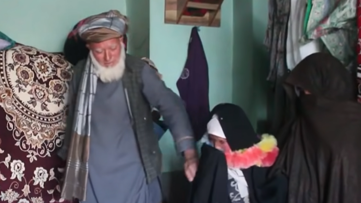 Heartbreaking moment Afghan father sells off his 9-year-old daughter to 55-year-old man in order to feed his family