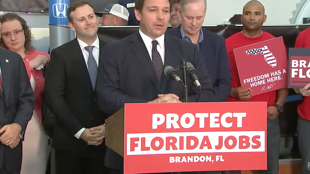 Gov DeSantis visits Brandon Honda in Brandon, Florida to sign