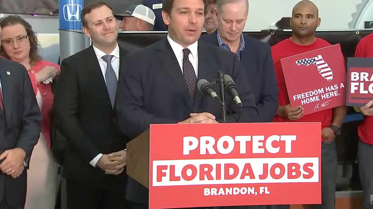 Gov DeSantis visits Brandon Honda in Brandon, Florida to sign legislation that prohibits mandatory COVID-19 vaccination: 'We are respecting people's individual freedom in this state'
