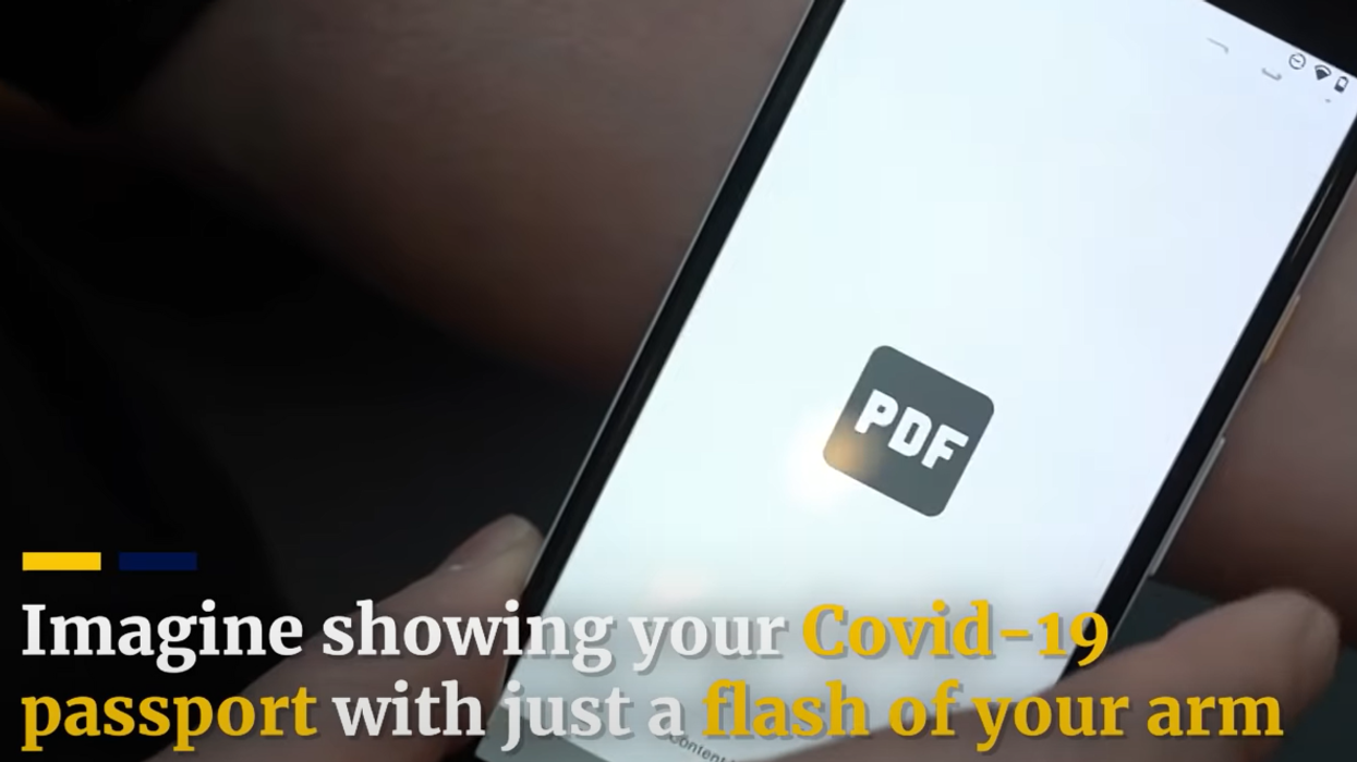 Tech company develops microchip implanted in the body that stores a COVID-19 vaccine passport so it's 'always accessible'