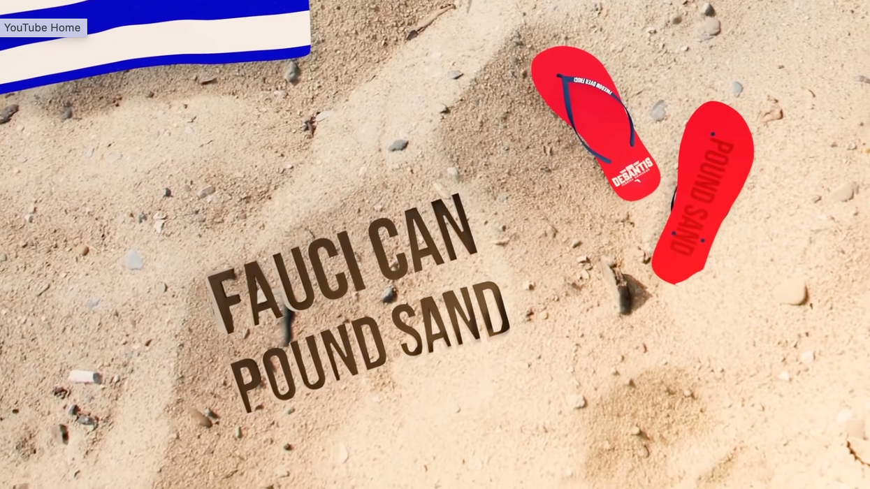 'Fauci Can Pound Sand': DeSantis campaign sells footwear called 'Freedom Over Fauci Flip Flops'
