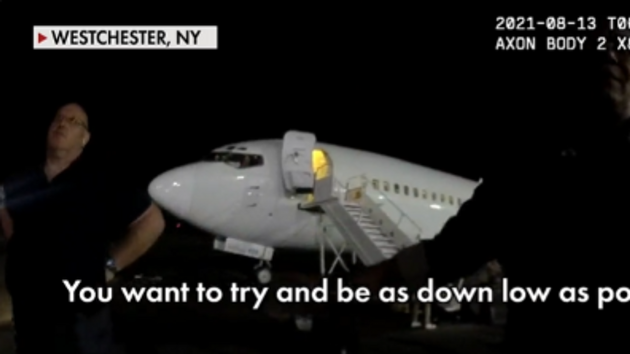 'Government is betraying the American people': Leaked video reportedly shows federal contractors flying illegal immigrants to New York suburb