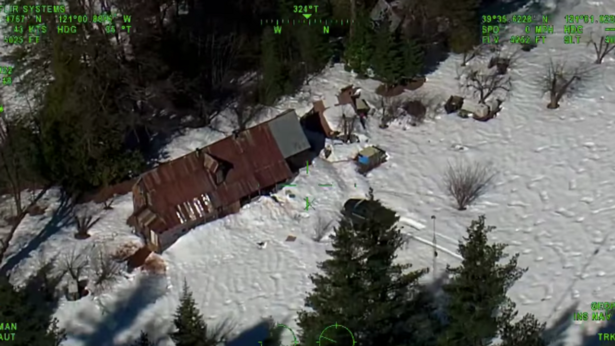 Couple and their dog rescued nearly two months after snow trapped them in remote cabin