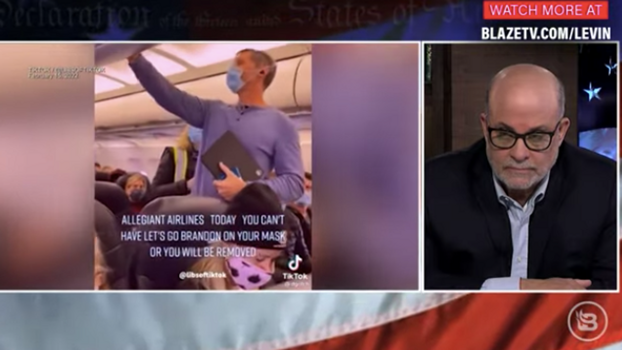 Mark Levin: Power-hungry flight attendants hassle passengers for wearing 'offensive' masks