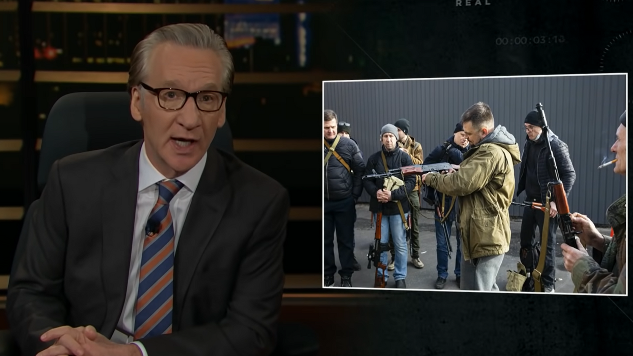 Bill Maher hammers liberals who say masculinity is always toxic. 'Real Time' host praises males defending Ukraine, points out how 'the world still needs grown-ass men.'