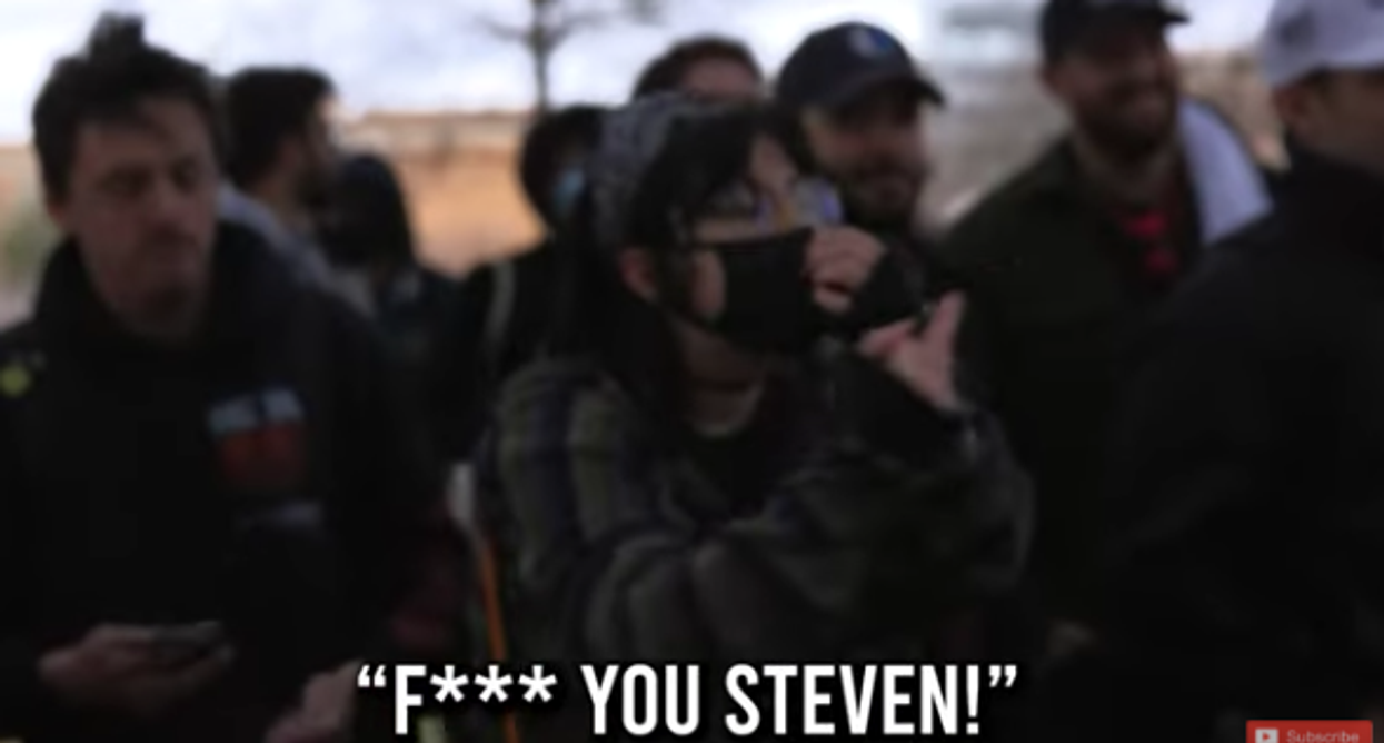 'F*** you, Steven': Intolerant TRANS activists disrupt NEW 'Change My Mind'