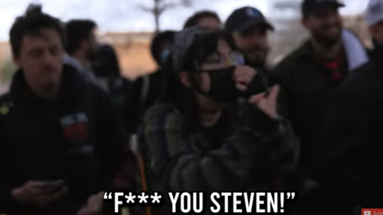 'F*** you, Steven': Intolerant TRANS activists disrupt NEW 'Change My Mind'