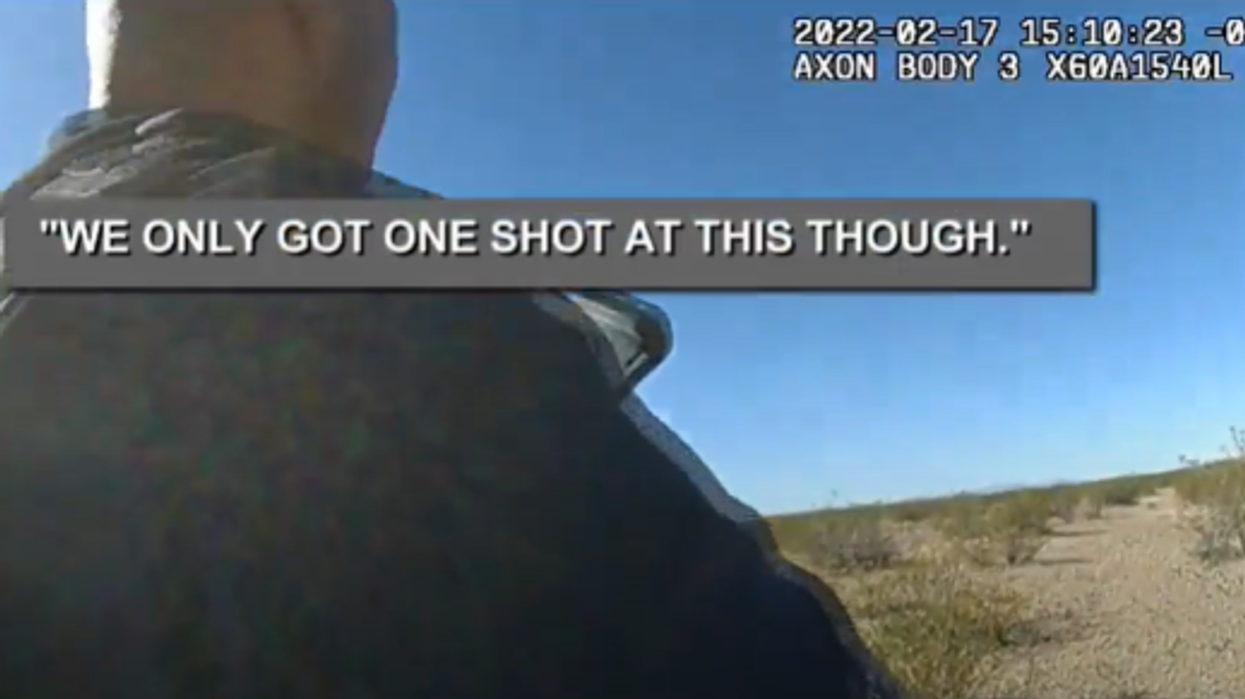 Intense bodycam video shows the moment police sniper takes out armed man holding baby hostage